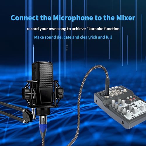 Smithok 2Pack 1/4" to XLR Cable,Heavy Duty Nylon Braided,Gold Plated Plug,Balanced 1/4" TRS (Quarter Inch 6.35mm) to 3pin XLR Female Patch Cable, Microphone Cable, for Speaker,Mixer-6.6ft - size: 2 Pack 6.6 ft