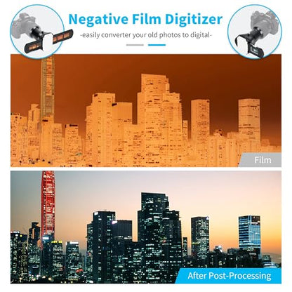 JJC Slide and Film Digitizing Adapter Kit for Negative Copying and Film Converting to Digital, Replaces Nikon ES-2 Photo Digitizer Converter for Select Canon Nikon Sony Marco Lenses - size: Negative Digitizer Only