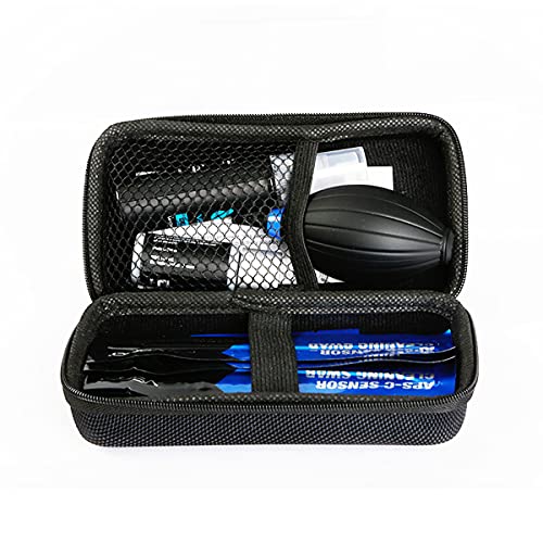 VSGO All-in-One Camera Cleaning Kit for APS-C Sensor Cameras (16mm) Compatible with Canon, Nikon, Sony, Pentax & DSLR, Includes CMOS Swabs, Lens Pen, Air Blower & More (DKL-20)