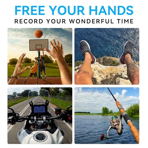 Mobile Phone Chest Strap Harness Mount Head Strap Holder Kit for VLOG/POV, Compatible with iPhone, Samsung, GoPro Hero 9, 8,7, 6, 5, 4, 3,2, 1, DJI Osmo,and Action Cameras