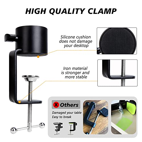 Blue Yeti Boom Arm with Extension Tube - Mic Boom Arm Compatible with HyperX QuadCast, Weighted Metal Height adjustment Mic Arm for QuadCast,Blue Yeti,Shure MV7,Rode and Most Gaming Mic By SUNMON - color: 𝙈𝙞𝙘𝙧𝙤𝙥𝙝𝙤𝙣𝙚 𝘽𝙤𝙤𝙢 𝘼𝙧𝙢