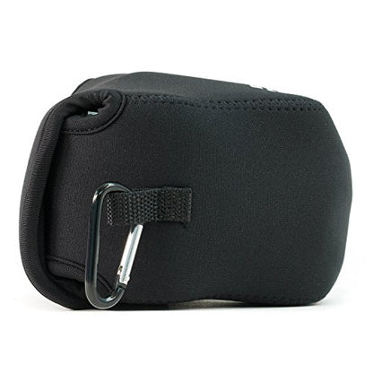 MegaGear ''Ultra Light'' Neoprene Camera Case Bag with Carabiner for Canon PowerShot SX540 HS, SX530 HS, Canon PowerShot SX420 IS, SX410 IS Digital Cameras (Black) - MG505 - color: Black