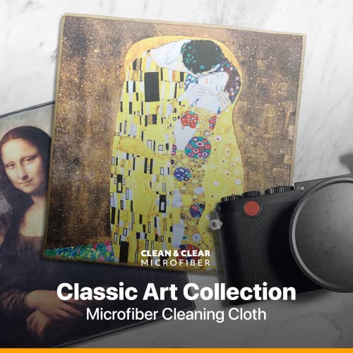 Large [6 Pack] Classic Art (Gogh Almond Blossoms) - Ultra Premium Quality Microfiber Cleaning Cloths (Best for Camera Lens, Glasses, Screens, and All Lens.), Microfiber Cloth - color: Vincent Van Gogh "Almond Blossom", size: 6 Pack