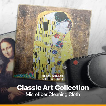 Large [6 Pack] Classic Art (The Garden at Arles) - Ultra Premium Quality Microfiber Cleaning Cloths (Best for Camera Lens, Glasses, Screens, and All Lens.) Microfiber Cloth - color: Vincent Van Gogh "the Garden at Arles", size: 6 Pack