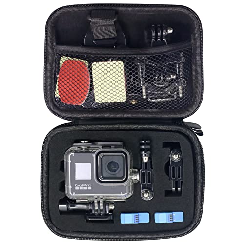 Camera Accessories Bag for Action Camera, Carrying Case Compatible with Gopro, Portable Protective Case for Gopro Hero13 12 11 10 9 8 7 6 5 4 3 2(Small)