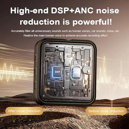 3-in-1 Mini Wireless Lavalier Microphone for iPhone, Android & Camera - Ideal for Vlogging, Content Creation & Video Recording with AI Noise Reduction, 328ft Range & 20H Battery Life