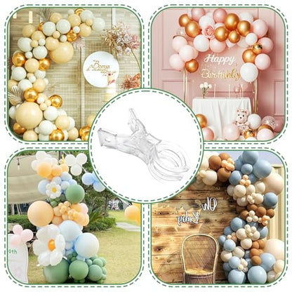 14 Pack Clear Balloon Arch Clips, 3.5" Plastic Transparent Clamps Heavy Duty Spring Clamps for Balloon Arch, Birthday Decoration Crafts Woodworking Photography Studios - style: 14 PCS