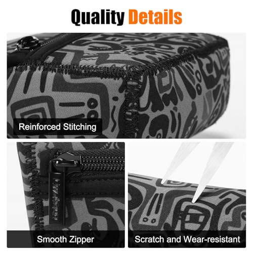 Cwatcun Neoprene Compact Camera Pouch - The Small Case & Travel Sleeve Bag for Digital Camera Ricoh/Canon/Sony & More - color: Camouflage