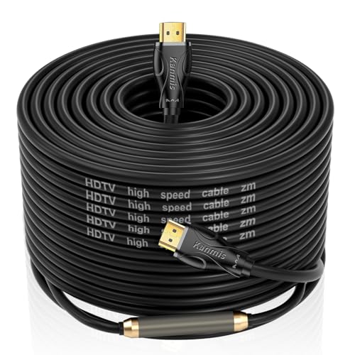 4K HDMI Cable 120ft, High Speed Cables (HDMI2.0,18Gbps,1080P)-Ethernet Audio Return Video 4K HDMI Cable, High Speed Gold Plated Connectors, Compatible with PlayStation Arc PS3 PS4 PC HDTV - size: 120FT