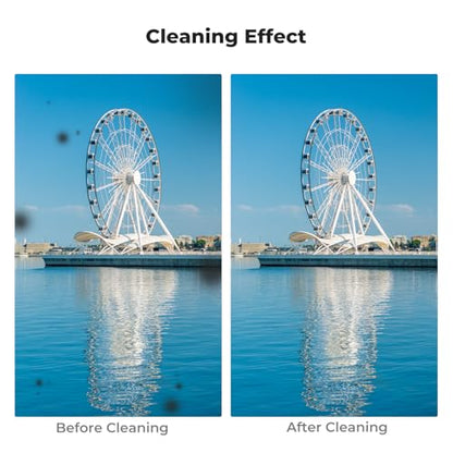 K&F CONCEPT 24mm Full Frame Sensor Cleaning Swab*6 + 20ml Sensor Cleaner, DSLR SLR Digital Camera CMOS and CCD Sensor Cleaning Swab Kits for Nikon Sony Canon Camera Clean - size: 24mm