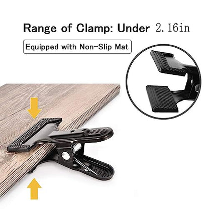 Backdrop Spring Clamps, 4 Pack of 4" Heavy Duty Clips | Photography Background Stands, Woodworking, Home Improvement Projects - style: 4 Packs
