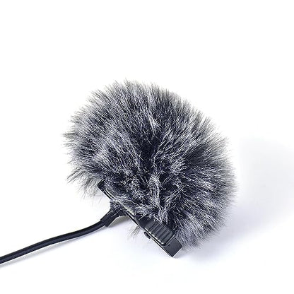 Ruittos 5 Packs Lavalier Microphone Wind Screen Furry Muffs Diameter 1cm Fits Most Lapel Clip Lav. Mini Lapel Microphone Dead Cat Windscreens (10pcs deadcates) - style: 10pcs deadcates