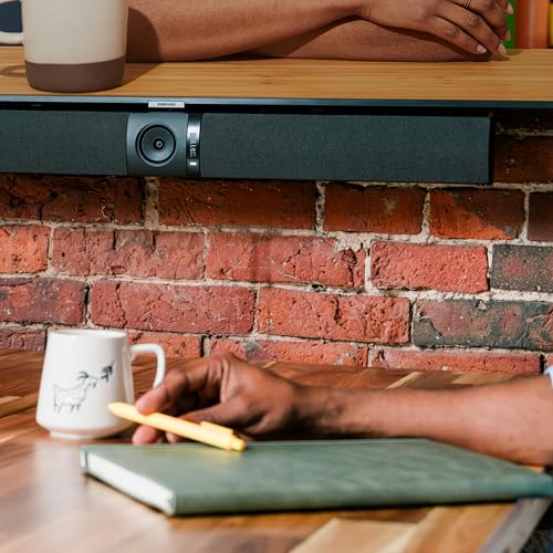 Owl Bar Video Conferencing Device — 4K with Active Speaker Focus (Add a Meeting Owl 4+, Meeting Owl 3 or Meeting Owl Pro for 360-Degree Coverage and Automatic Camera Switching) - style: Charcoal