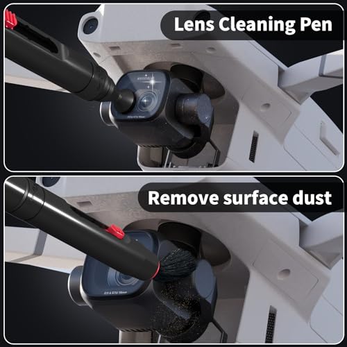 Drone Cleaning Kit for DJI, Holy Stone, Scoot, FPV Drone, Hobby RC Quadcopters Multirotors - with Spray Cleaner for Screen Lens
