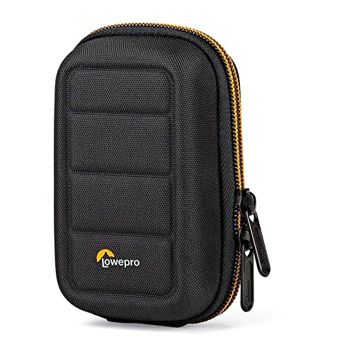 Lowepro Hardside CS 20 Case for Small CSC Cameras, Point-and-Shoot Cameras, Memory Cards & Accessories, 9.30 x 5.99 x 14.50 cm, Black - size: Hardside CS 20