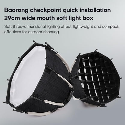 M60 Handle LED Video Light with Soft Box Protable Mini COB LED Bi-Color 2500-8500K CRI≥95 TLCI≥97 Built-in 3400mAh Battery Photo Studio Lights Vlog Shoot Fill Lighting 8 Scenes (M60 with Soft Box)