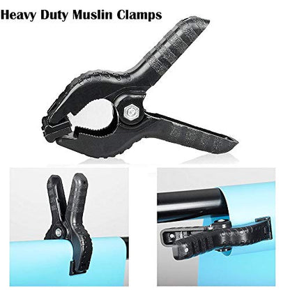 Selens 4.5 inch Heavy Duty Muslin Clamps Clips 9 Pack for Photo Studio Backdrops Backgrounds Woodworking
