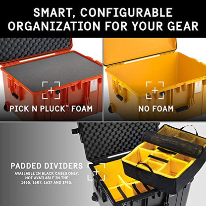 Pelican Air 1637 Case with Foam - Yellow - color: Black, size: With Foam