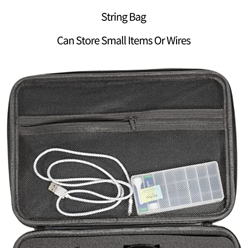 Electronics Organizer Travel Case,DIY Sponge Protection Electronic Organizer Travel Carrying Case Tech Accessories Hard Case Tech Pouch for Mouse Projector Charger Phone Earphone Hard Disk - size: 8.06in*6.25in*2.18in