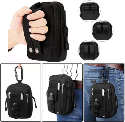 Belt Pouch, Tactical Molle Phone Pouch EDC Utility Pouches Waist Bag, Small Cell Phone Holster Gear Tool Gadget Pocket for Men - color: Shoulder Strap-Green