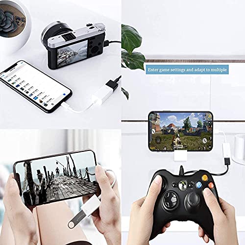 Lightning to USB Camera Adapter Apple MFi Certified Lightning Female USB 3.0 OTG Cable Adapter Compatible with iPhone/iPad, Supports Connect Camera, Card Reader, USB Flash Drive, MIDI Keyboard, Mouse - size: OTG to Lightning