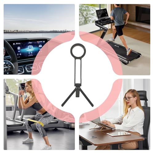 Magnetic Phone Tripod - Aluminum Foldable Stand, Adjustable Stable Mount, Lightweight Durable Holder | Smartphone Tripod for Desk Home Outdoor Video Calls Filming Content Creation Entertainment - color: Black