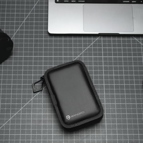 WANDRD Memory Card Case - Durable SD, Micro SD Card Holder for Creators | Camera Accessories & Electronics Organizer for Travel (Black)
