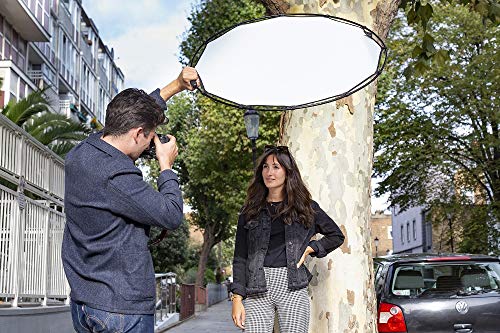 Manfrotto LL LR3300 Halo Compact Reflector 82cm Silver/White - color: White,Silver