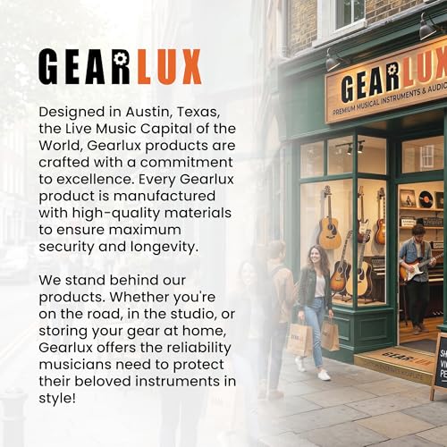 Gearlux USB Condenser Microphone | Cardioid Streaming & Podcast Mic | Plug-and-Play | One-Tap Mute with Stand