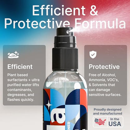 Koala Eyeglass Lens Cleaner Spray Kit | (1x) Glasses Cleaner Bottle + (1x) Microfiber Cloth | Alcohol Free Eyeglasses, Screen, and Camera Cleaning Kit | Made in USA (2 Piece Set) - size: 2 Piece Set
