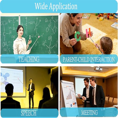 Extendable Teacher Pointer - Versatile, Adjustable, Ergonomic Teaching Aid & Presentation Tool for Classroom & Meetings（1 Colors） - color: 1 Color