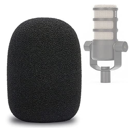 PodMic Pop Filter Foam Cover - Mic Windscreen Wind Cover Customized for Rode PodMic USB Versatile Dynamic Broadcast Microphone to Blocks Out Plosives - color: 1 pcs