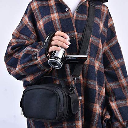 FOSOTO Camcorder Cases Bag Compatible Canon VIXIA HF Panasonic Video Camera | for Canon VIXIA HF R800 R700,Sony HDR-CX405 CX675 CX670 SR12 FDRAX53,Panasonic HC-V770 HC-V180 HD