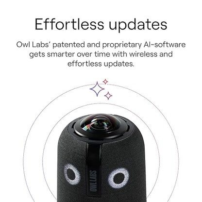 Owl Labs Meeting 4+ Premium Pack - 360 Degree, 4K Smart Video Conference Camera, Microphone, and Speaker (Includes Accessories and Warranty)