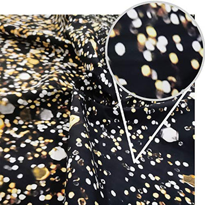 Black and Gold Backdrop Golden Glitter Backdrop for Photography Wedding Birthday Baby Shower Party Photo Studio 7x5FT 11176 - color: Gold, size: 7x5FT