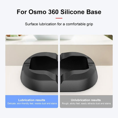 Silicone Desktop Stand for DJI Osmo 360 – Anti-Slip, Scratch-Proof Base, Dustproof & Waterproof, Stable Camera Stand for Desk (Black) - color: for DJI Osmo 360
