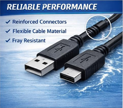 Master Cables Replacement USB Data Transfer and Charging Cable for Olympus Digital Cameras that Use USB Olympus Cable CB-USB5 / CB-USB6 / CB-USB8