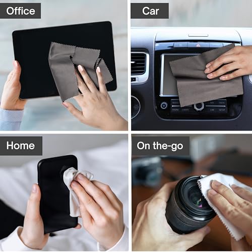 30 Pack Japanese-Style Premium Microfiber Glasses Cleaning Cloth Streak & Scratch-Free Lens Cleaning Cloth – Safe for Eyeglasses, Sunglasses, Glasses Cleaner, Lens Wipes, iPhone & Screens - size: 30 Pack