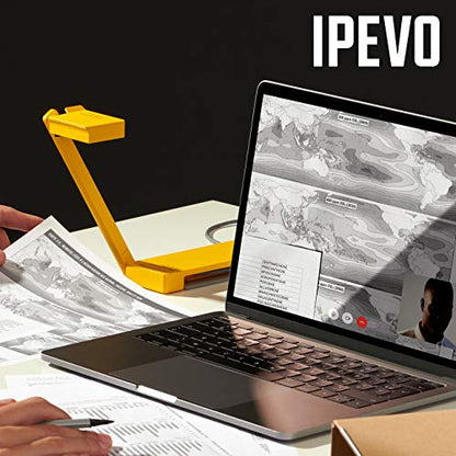 IPEVO DO-CAM Creator's Edition Portable & Compact Ultra HD 8MP USB Camera for Professional Visual Presentations and Communication — Webcam for Conference Calls, Distance Learning, Remote Work.