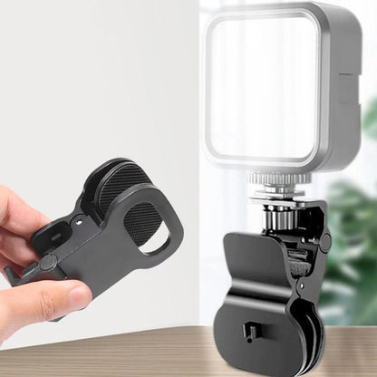 2 Pack Webcam Stand Mount Monitor Clips with 1/4''-20 Screw Phone Light Clip Video Camera Mount Holder for Monitor Top Laptop Screen Video Live Streaming Virtual Meeting Conference Webcams