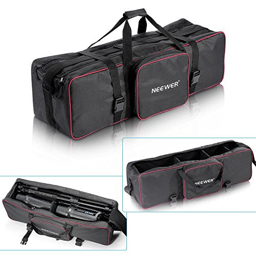Neewer® 35"x10"x10"/90 x 25 x 25 cm Photo Studio Equipment Large Carrying Bag with Strap for Tripod Light Stand and Photography Lighting Kit(CB-05) - style: 30"x10"x10"/Black+red