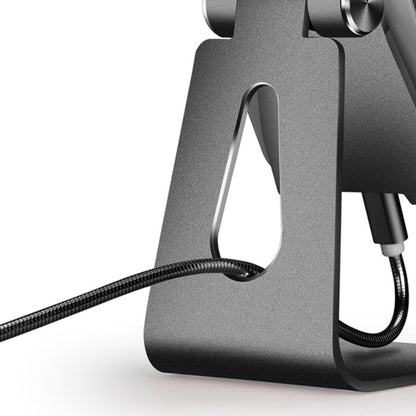 Angoily Angle-Adjustable Phone Holder Desktop Phone Support Cell Stand for Desk Fixed Viewing Angle for Movie Watching Live Streaming and Video Recording Compact Cellphone Stand Pedestal
