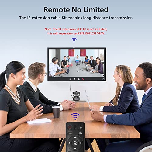 NexiGo N990 4K PTZ Zoomable Webcam, Video Conference Camera System with 5X Digital Zoom, Sony Starvis Sensor, Position Preset, Dual Stereo Mics, Audio Jacks for External Mics (Renewed) - style: 4K PTZ Webcam