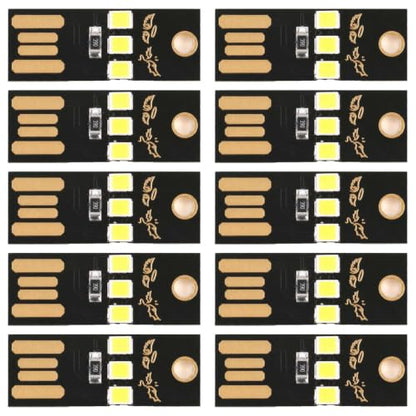 10 Packs Mini USB Light, Ultra-Bright LED Reading Lamp for Laptop Keyboard, Portable and Energy-Efficient Nightlight for Power Banks, Travel, Camping Accessories