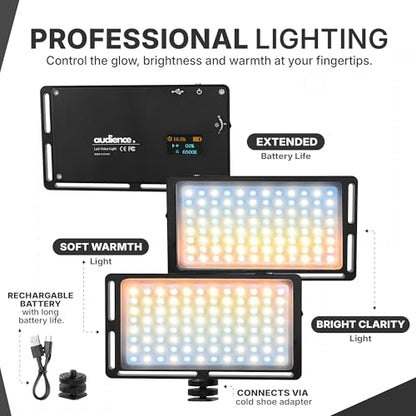Audience Professional LED Studio Light for Photo and Video Content Creators
