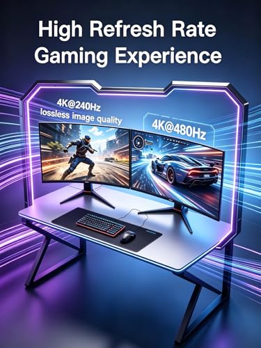 Avaoaa 16K HDMI Cable 2.2 96Gbps 16.4FT, Ultra High Speed Cable Support 8K/4K 240Hz 144Hz 120Hz 60Hz eARC HDR10+ HDCP2.3 HDMI Cord Compatible with PS5/Xbox/Switch 2/Roku TV/Mac Monitor Laptop DVD - size: 16.4 ft（5M）