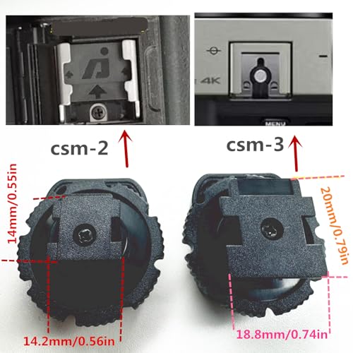 CSM-3 for Sony Camera hot Shoe Converter (for Older Models) Converter to Universal Cold Boot Installation Fill Light, Mack Extension Photography Accessories (CSM-3)