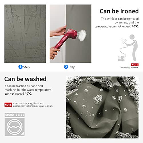 NEEWER 6x9 feet/1.8x2.8m Photo Studio 100% Pure Polyester Collapsible Backdrop Background for Photography, Video and Television (Backdrop ONLY) - Grey - color: Grey