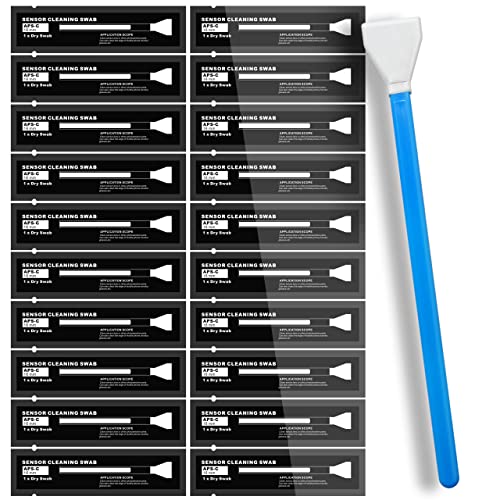 AAWipes Sensor Cleaning Swabs for APS-C Sensors of DDR DSLR or SLR Camera (20 Pack of 16 mm Sensor Cleaning Swabs) (HCS-16) - size: APS-C - 16mm