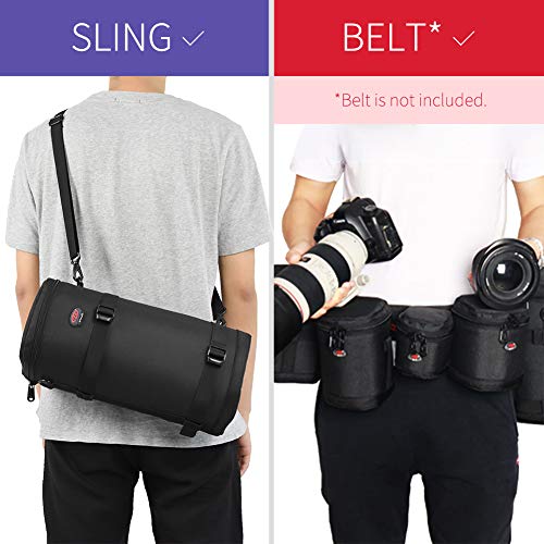 Lens Pouch For DSLR Camera Lens Fits for Canon, Nikon, Pentax, Sony, Olympus, Panasonic, and other Lens - size: BL-0012